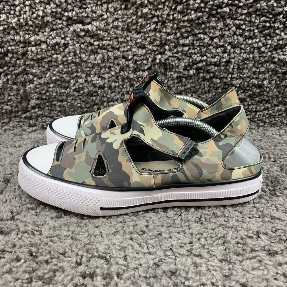 Converse Camo Junior Girls Superplay Sandal Size 6 Lightweight Summer Casual